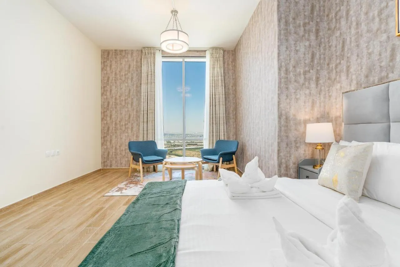 公寓 Lux Bnb I Amna Tower I Panaromic Views 迪拜 阿拉伯联合酋长国