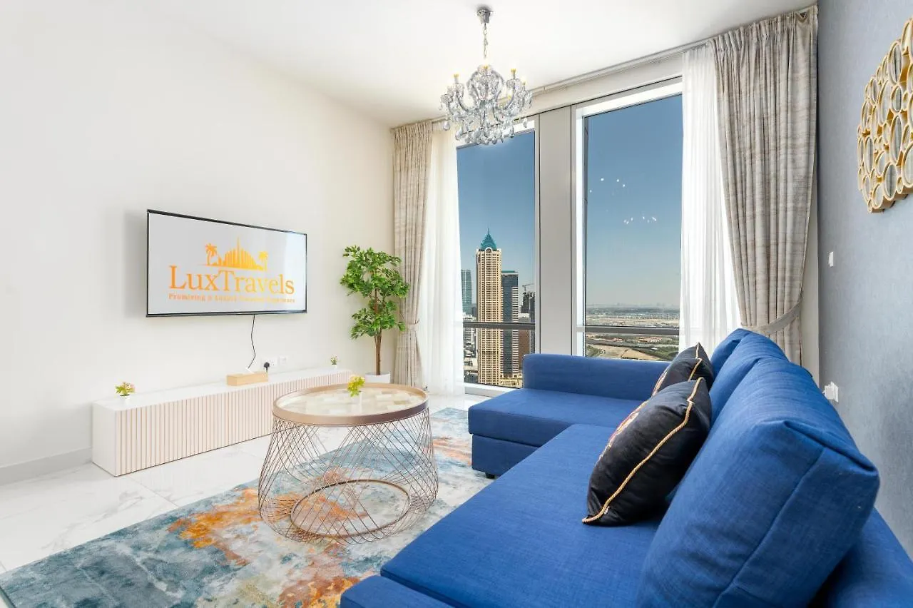 Lux Bnb I Amna Tower I Panaromic Views 迪拜