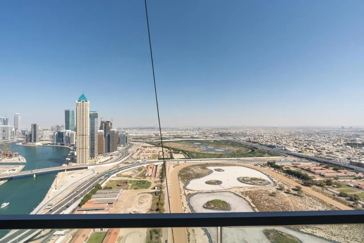 Lux Bnb I Amna Tower I Panaromic Views 迪拜 阿拉伯联合酋长国